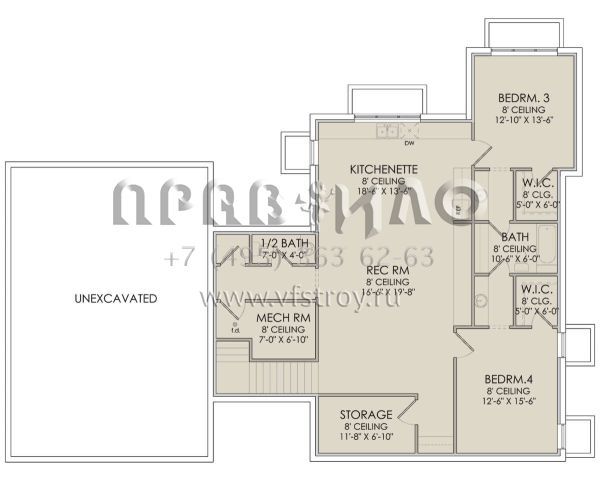 Проект двухэтажного дома с гаражом на две машины в современном стиле S5-211 (6422-00013)