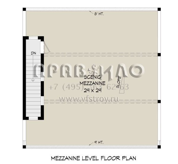Проект трехэтажного дома с гаражом на две машины в современном стиле S5-222 (940-00797)