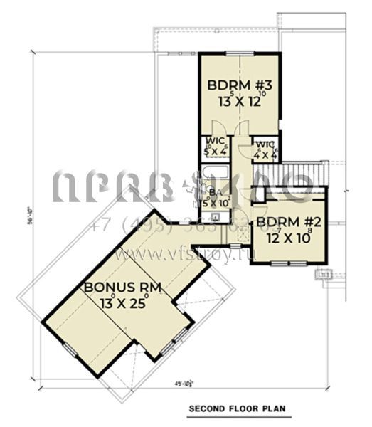 Проект двухэтажного дома с гаражом на две машины в современном стиле S5-267 (2464-00013)