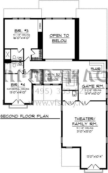 Проект двухэтажного дома с гаражом на три и более машин в скандинавском стиле S5-349 (1020-00319)