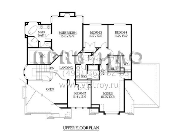 Проект двухэтажного дома с гаражом на три и более машин в скандинавском стиле S5-332 (341-00150)