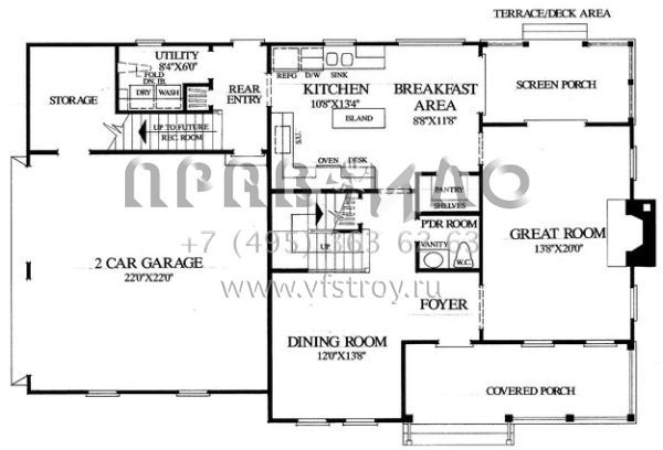Проект двухэтажного дома с гаражом на две машины в современном стиле S5-192 (7922-00157)