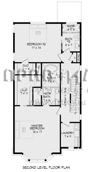 Проект трехэтажного дома без гаража в современном стиле S5-309 (940-00187)