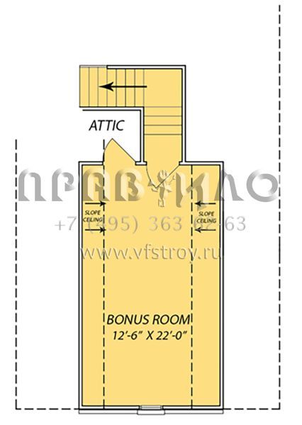 Проект одноэтажного дома с гаражом на две машины в стиле Ранчо S5-225 (9279-00005)