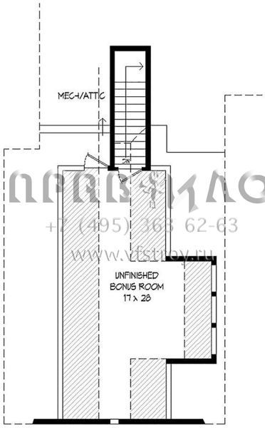 Проект одноэтажного дома с гаражом на две машины в американском стиле S5-247 (940-00111)