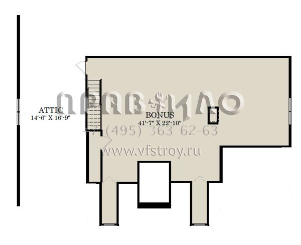 Проект одноэтажного дома с гаражом на три и более машин в стиле Ранчо S5-208 (3558-00006)