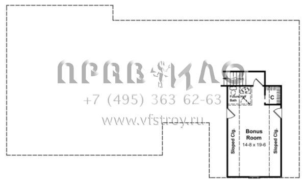 Проект одноэтажного дома с гаражом на две машины в стиле Ранчо S5-167 (348-00054)