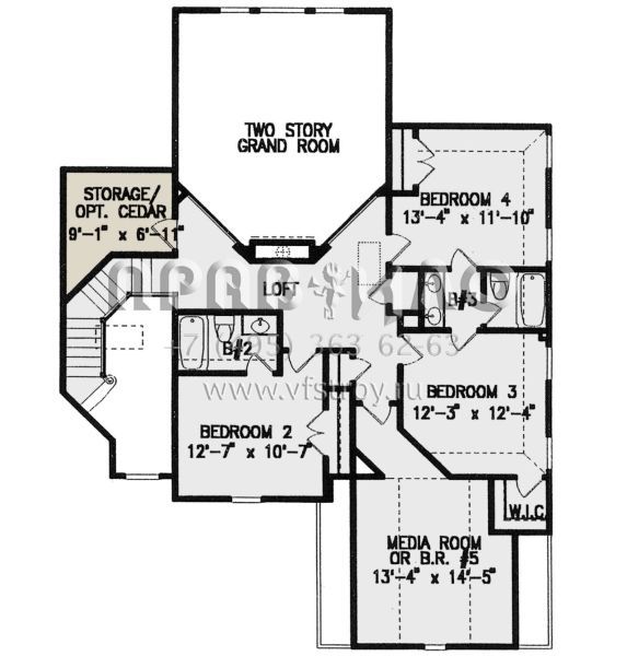 Проект двухэтажного дома с гаражом на две машины в английском стиле S5-287 (699-00228)