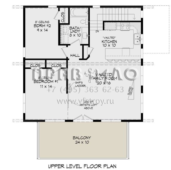 Проект трехэтажного дома с гаражом на две машины в современном стиле S5-145 (940-00234)