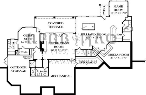 Проект двухэтажного дома с гаражом на три и более машин в современном стиле S5-727 (3323-00520)