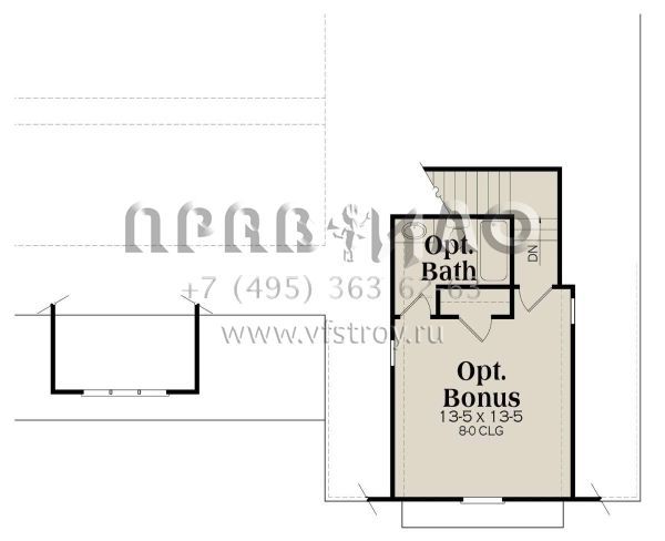 Проект одноэтажного дома с гаражом на две машины в современном стиле S5-192 (009-00290)