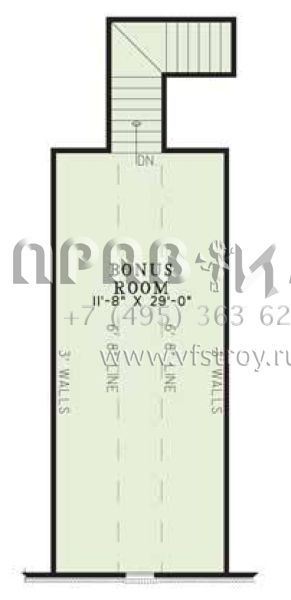 Проект одноэтажного дома с гаражом на три и более машин в стиле Ранчо S5-223 (110-00417)