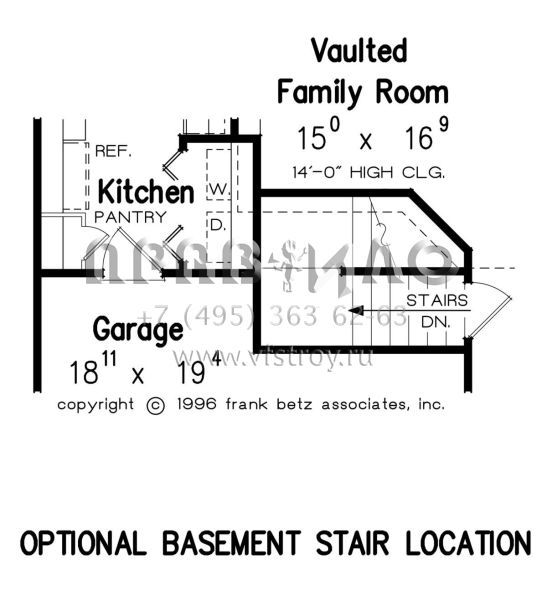 Проект одноэтажного дома с гаражом на две машины в стиле Ранчо S5-114 (8594-00429)