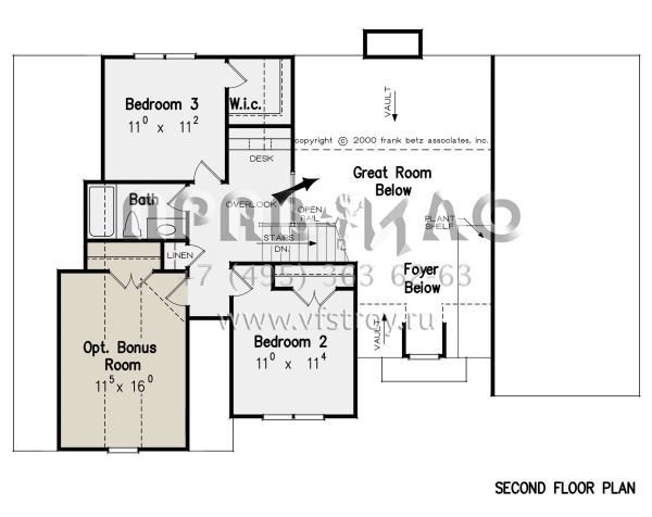 Проект двухэтажного дома с гаражом на две машины в стиле Ранчо S5-176 (8594-00425)