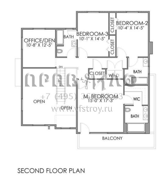 Проект двухэтажного дома с гаражом на две машины в современном стиле S5-203 (4396-00002)