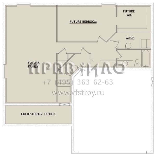Проект двухэтажного дома с гаражом на две машины в американском стиле S5-234 (8768-00068)