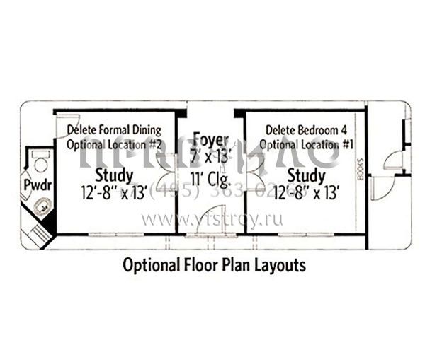 Проект одноэтажного дома с гаражом на три и более машин в американском стиле S5-263 (286-00077)