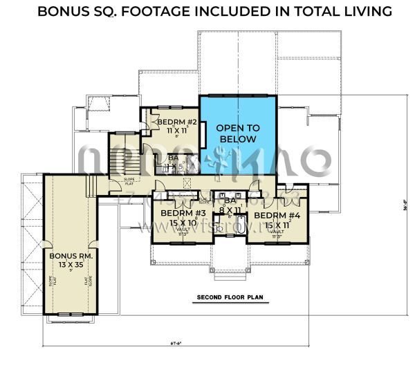 Проект двухэтажного дома с гаражом на три и более машин в современном стиле S5-372 (2464-00068)