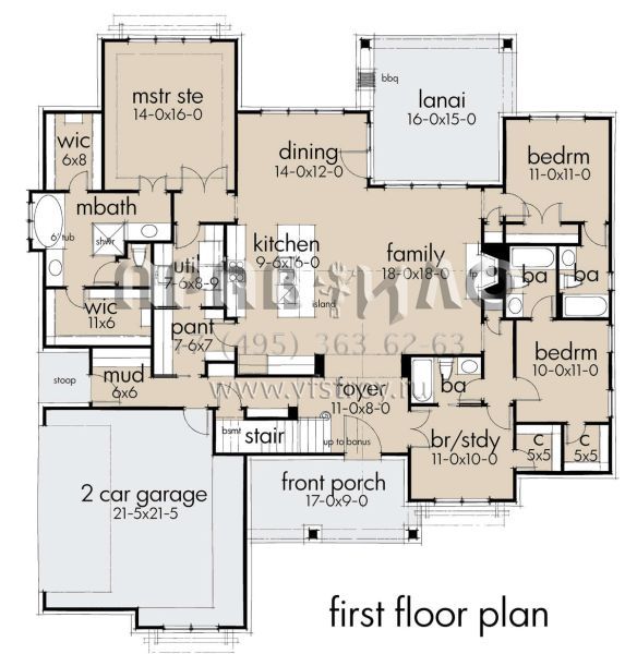 Проект одноэтажного дома с гаражом на две машины в современном стиле S5-204 (9401-00110)