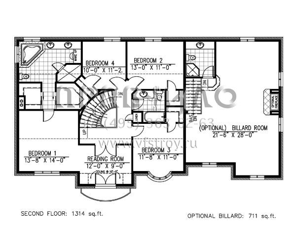 Проект двухэтажного дома с гаражом на две машины в английском стиле S5-256 (1785-00121)