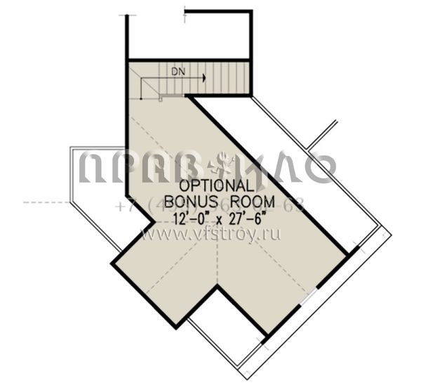 Проект одноэтажного дома с гаражом на две машины в стиле Шале S5-161 (699-00050)