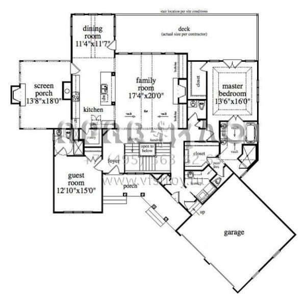 Проект одноэтажного дома с гаражом на две машины в современном стиле S5-298 (957-00010)