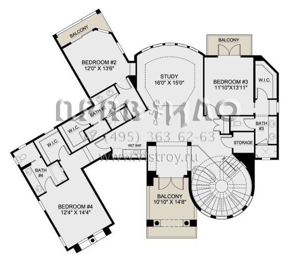 Проект двухэтажного дома с гаражом на две машины в прибрежном стиле S5-456 (207-00100)
