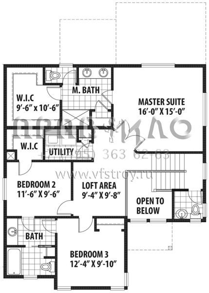 Проект двухэтажного дома с гаражом на две машины в современном стиле S5-171 (9488-00014)