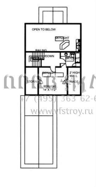 Проект двухэтажного дома с гаражом на две машины в современном стиле S5-127 (039-00548)