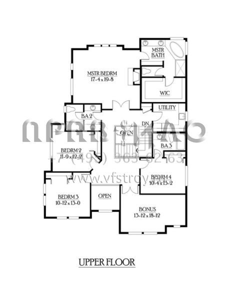Проект двухэтажного дома с гаражом на две машины  S5-319 (341-00131)