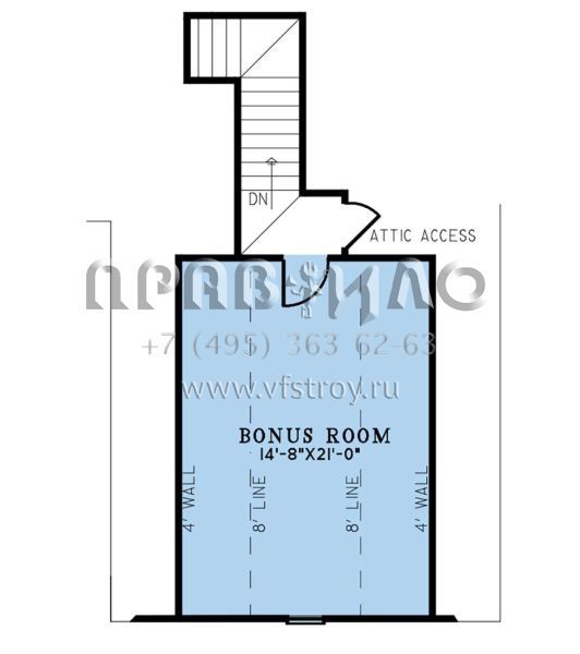 Проект одноэтажного дома с гаражом на две машины в английском стиле S5-238 (8318-00311)