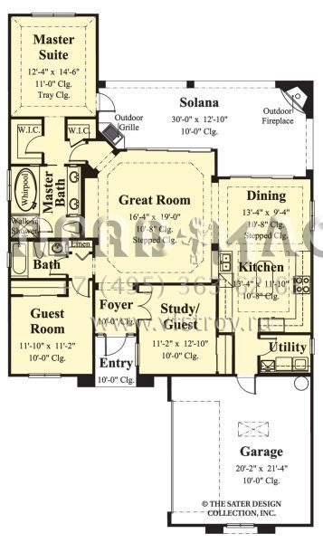 Проект одноэтажного дома с гаражом на две машины в прибрежном стиле S5-149 (8436-00063)