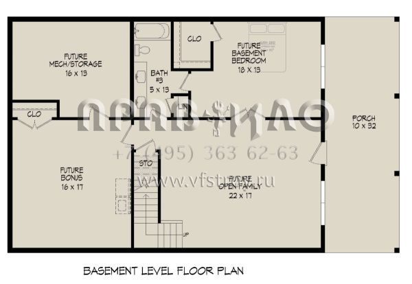 Проект двухэтажного дома без гаража в стиле Шале S5-181 (940-00784)