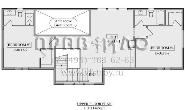 Проект двухэтажного дома с гаражом на три и более машин в современном стиле S5-318 (5631-00220)