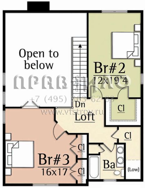 Проект двухэтажного дома с гаражом на две машины в современном стиле S5-211 (8504-00128)