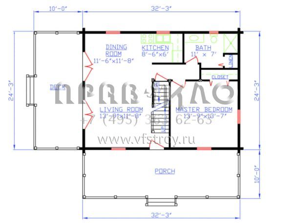 Проект двухэтажного дома без гаража в современном стиле S5-109 (154-00006)