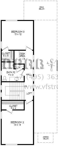 Проект двухэтажного дома без гаража в современном стиле S5-175 (940-00118)