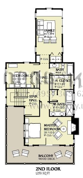 Проект трехэтажного дома с гаражом на две машины в прибрежном стиле S5-257 (1637-00112)