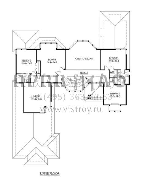 Проект двухэтажного дома с гаражом на три и более машин в современном стиле S5-408 (341-00254)
