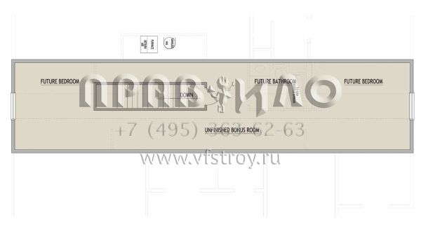 Проект одноэтажного дома с гаражом на две машины в американском стиле S5-154 (8768-00112)