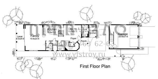 Проект трехэтажного дома с гаражом на две машины в современном стиле S5-369 (9401-00076)