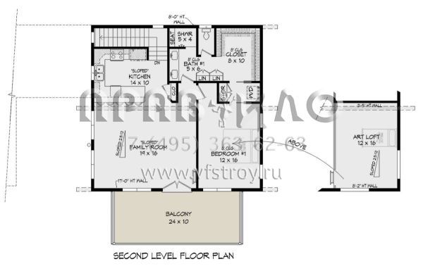 Проект трехэтажного дома с гаражом на две машины в современном стиле S5-215 (940-00830)