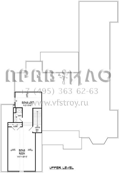 Проект одноэтажного дома с гаражом на две машины в стиле Ранчо S5-276 (6082-00137)