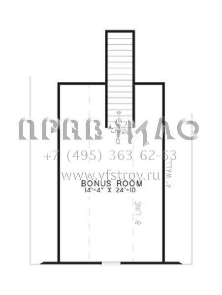 Проект одноэтажного дома с гаражом на две машины в английском стиле S5-151 (110-00189)