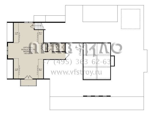 Проект одноэтажного дома с гаражом на три и более машин в современном стиле S5-328 (957-00107)