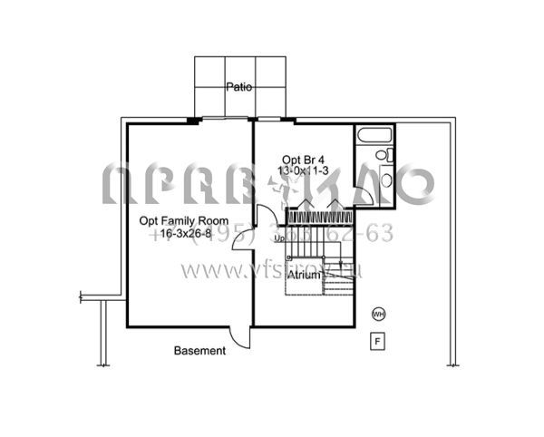 Проект одноэтажного дома с гаражом на две машины в современном стиле S5-180 (5633-00257)