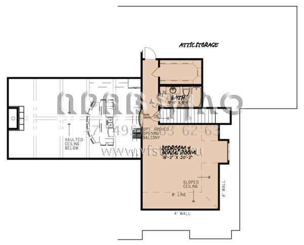 Проект одноэтажного дома с гаражом на три и более машин в скандинавском стиле S5-224 (8318-00040)