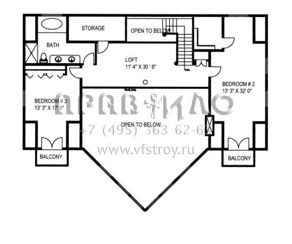 Проект двухэтажного дома с гаражом на две машины в скандинавском стиле S5-303 (039-00524)