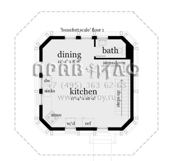 Проект дома-маяка S5-141 (028-00111)