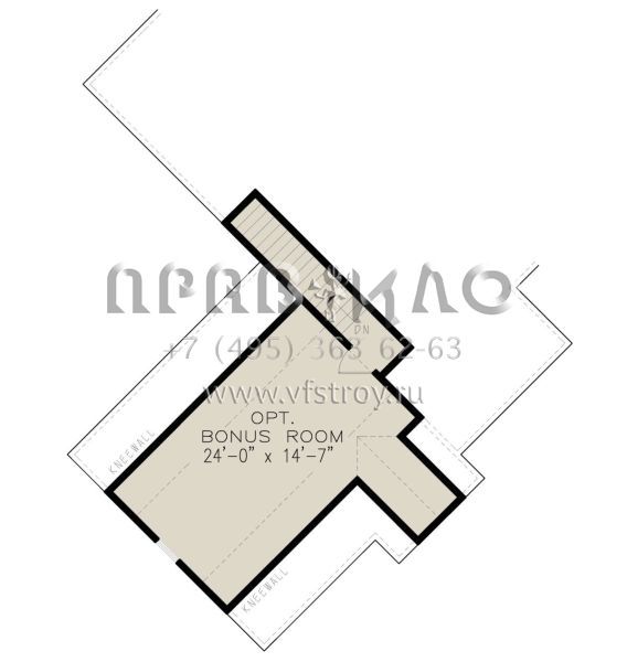 Проект одноэтажного дома с гаражом на две машины в стиле Ранчо S5-279 (699-00232)